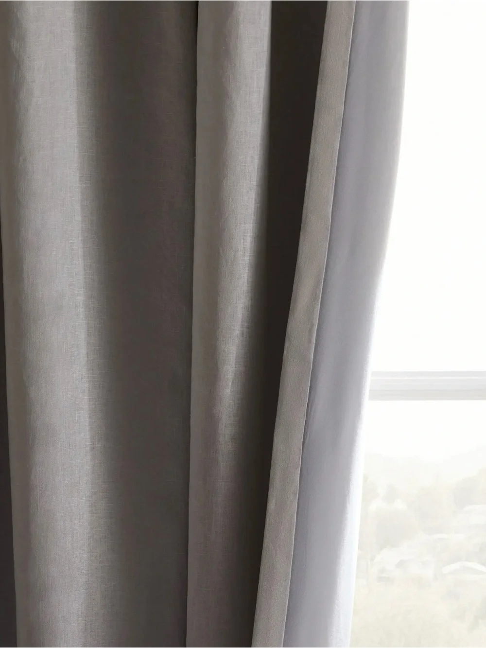 NWOT Ivory European Linen True Blackout Curtain 48x120 122 Retail Per Panel